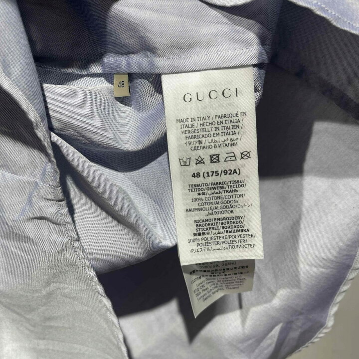 楽天市場】GUCCI x adidas OXFORD COTTON S/S SHIRT 701360 サイズ48 