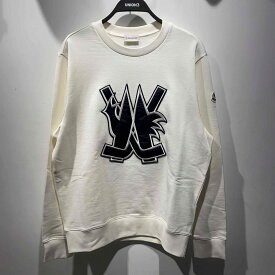 MONCLER HOCKEY LOGO SWEATSHIRT Size-L I20918G0005889A5W032 モンクレール ホッケービッグロゴ スウェット 心斎橋店【中古】