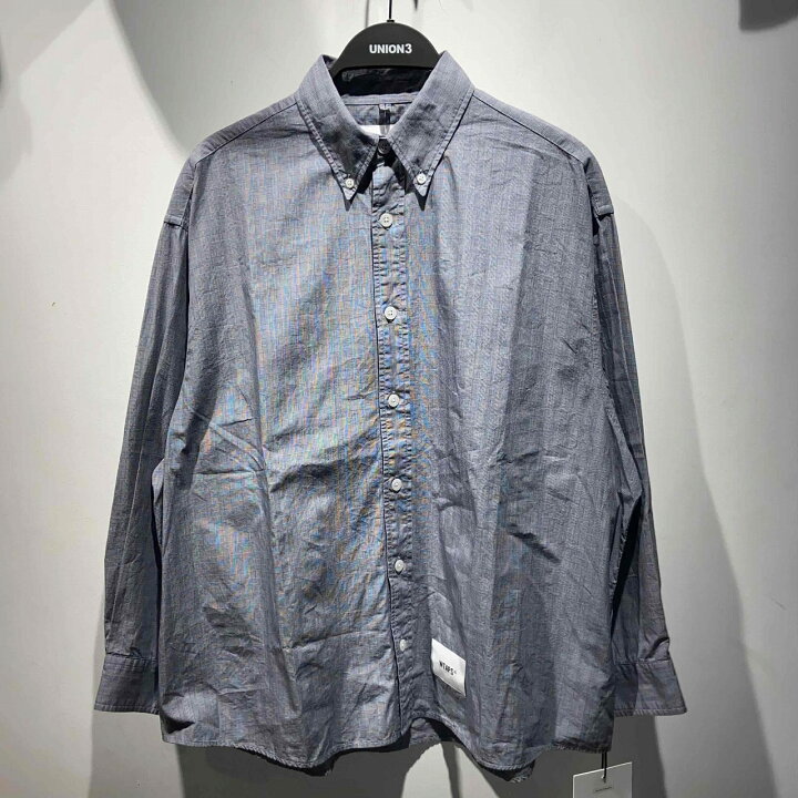 楽天市場】WTAPS 23aw BD 02 BROADCLOTH TEXTILE PROTE SIZE-1 232GWDT 