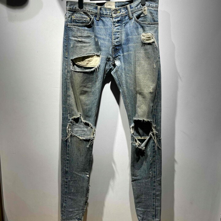 楽天市場】FEAR OF GOD 4TH SELVEDGE DENIM VINTAGE フィアオブゴッド  