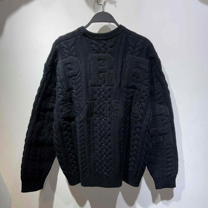 楽天市場】Supreme 23aw Applique Cable Knit Sweater Size-S 