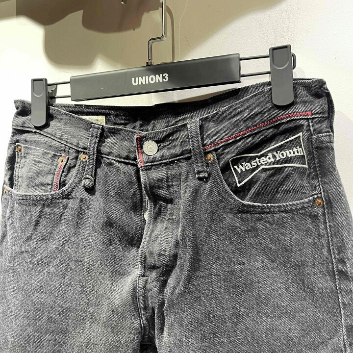 楽天市場】WASTED YOUTH x LEVIS 501 DENIM PANTS 29インチ ウェイ 