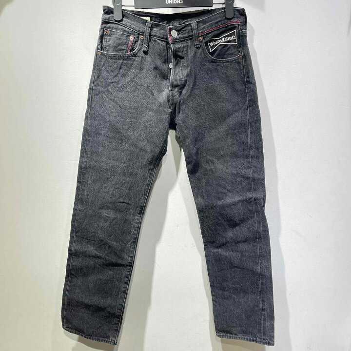 楽天市場】WASTED YOUTH x LEVIS 501 DENIM PANTS 29インチ ウェイ 