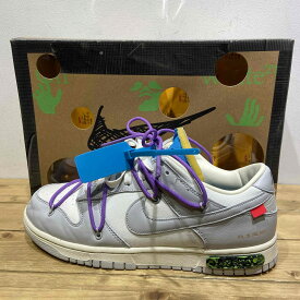 NIKE 2021 x OFF-WHITE DUNK LOW Collection 50 of 47 28.5cm DM1602-125 ナイキ オフホワイト ダンクロー スニーカー 心斎橋店【中古】