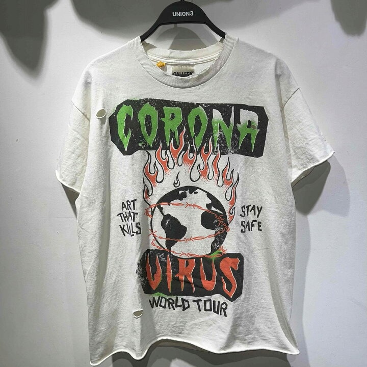 楽天市場】GALLERY DEPT. ATK Corona Tour T-Shirt Size-M ギャラリー 