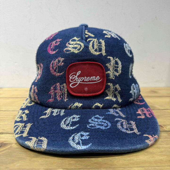 楽天市場】Supreme 22ss Gradient Jacquard Denim Mesh Back 5-Panel 