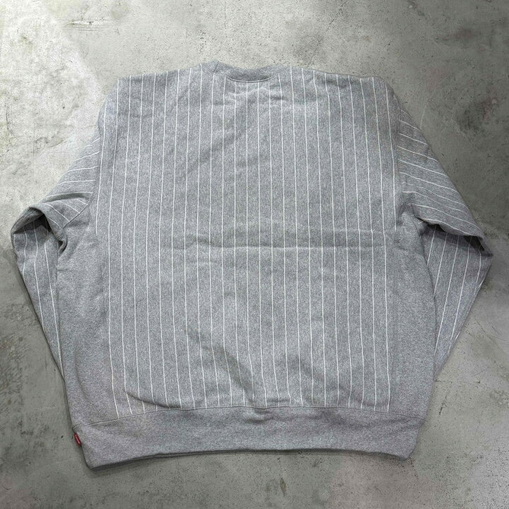 楽天市場】Supreme 24ss Pinstripe Crewneck XLサイズ シュプリーム