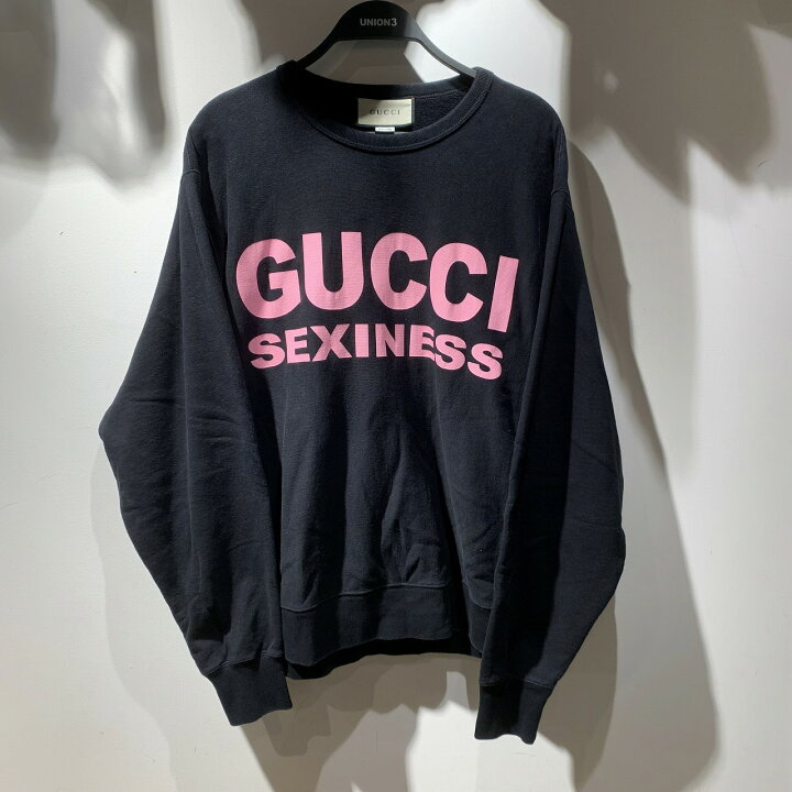 楽天市場】GUCCI SEXINESS CREW SWEAT Mサイズ 563972-XJCK2 グッチ 