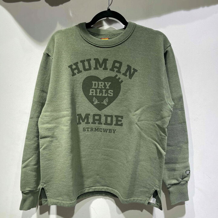 楽天市場】HUMAN MADE 24ss MILITARY SWEATSHIRT HM27CS020 Size-M  