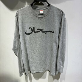 SUPREME 17aw Arabic Logo L/S Tee Size-M シュプリーム アラビックロゴ 長袖Tシャツ 心斎橋店【中古】