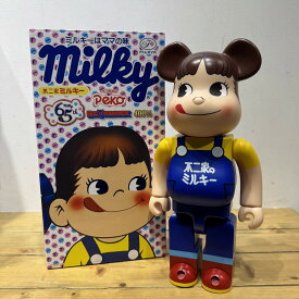 MEDICOM TOY BE@BRICK 65th 不二家ミルキー ペコちゃん 400％ メディコムトイ ベアブリック PEKO 65周年記念モデル フィギュア 心斎橋店【中古】