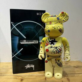 MEDICOM TOY BE@BRICK 2011 No.000 WORLDWIDETOUR2 STUSSY 400％ メディコムトイ ベアブリック ステューシー フィギュア 心斎橋店【中古】