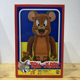 MEDICOM TOY BE@RBRICK 2021 JERRY フロッキー Ver. 100％ & 400％ メディコムトイ TOM AND JERRY トムとジェリー ベアブリック フィギュア 心斎橋店【中古】