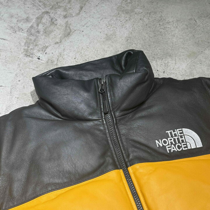楽天市場】SUPREME x THE NORTH FACE 17aw LEATHER NUPTSE JACKET Size 