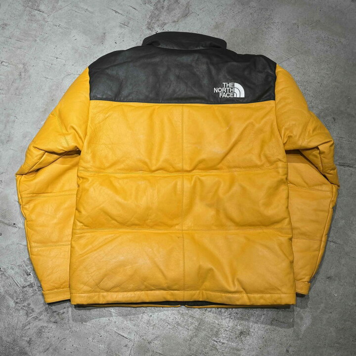 楽天市場】SUPREME x THE NORTH FACE 17aw LEATHER NUPTSE JACKET Size 
