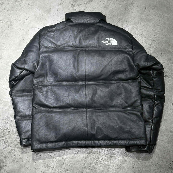 楽天市場】SUPREME x THE NORTH FACE 17aw LEATHER NUPTSE JACKET Size 