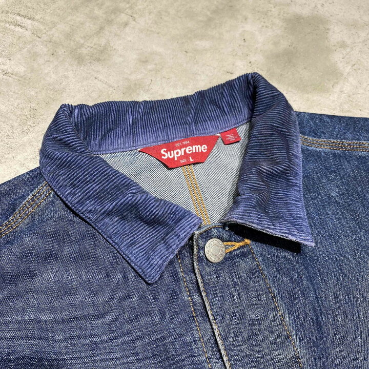 楽天市場】Supreme 25aw Distressed Selvedge Trucker Jacket Washed 