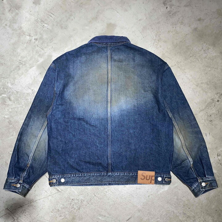 楽天市場】Supreme 25aw Distressed Selvedge Trucker Jacket Washed 