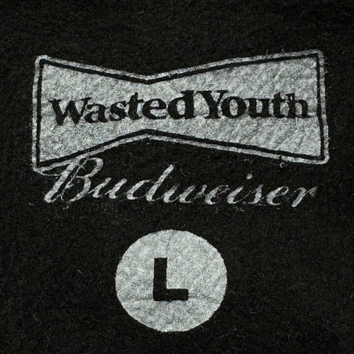 楽天市場】WASTED YOUTH BUDWEISER HOODIE SIZE-L ウェイステッド 
