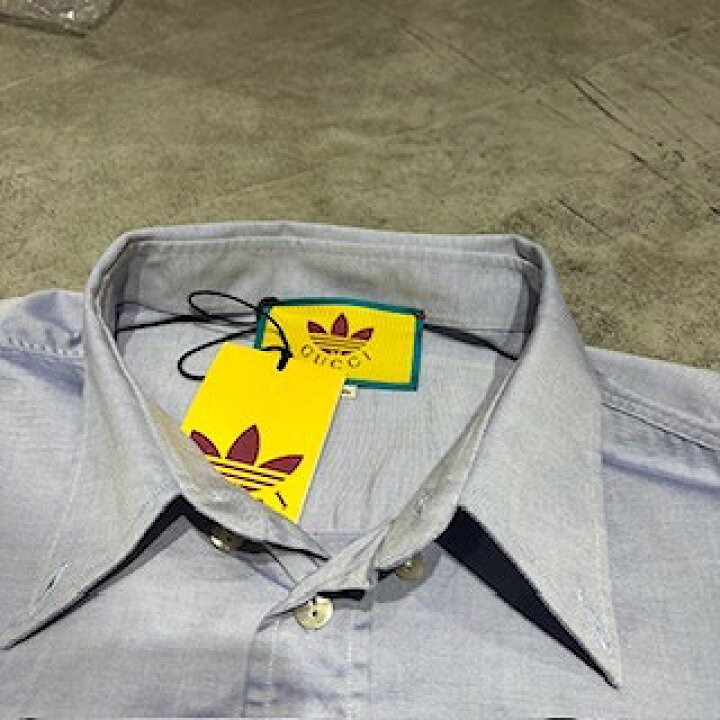 楽天市場】GUCCI x adidas OXFORD COTTON S/S SHIRT 701360 サイズ48 