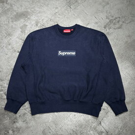 Supreme 25ss Washed Box Logo Crewneck Sweatshirt Size-M シュプリーム ウォッシュドボックスロゴクルーネックスウェットシャツ 心斎橋店【中古】