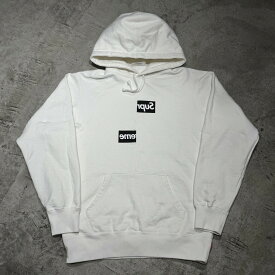 SUPREME 18aw COMME des GARCONS Split Box Logo Hooded Sweatshirt Mサイズ シュプリーム コムデギャルソン スプリット ボックスロゴフーデッドスウェットシャツ パーカー 心斎橋店【中古】