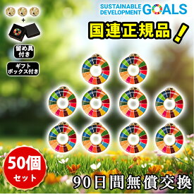 50個【法人向け・インボイス制度対応】SDGs バッジ 国連 正規品 ピンバッジ 留め具 ミニ バッジ sdgs ピンバッジ 強力 ブローチ sdgs バッチ かわいい ピンバッチ 会議 ジャケット 金具 安全 ブローチ ピン 25mm 金色 丸み ピン バッジ 企業 会社 団体 sdgs 持続可能な開発