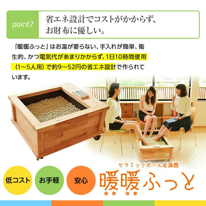 楽天市場】セラミック足湯 暖暖ふっと 1人用 / DW-1 SoL セラミック 