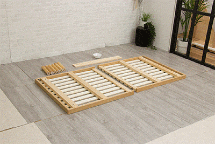 楽天市場】【耐荷重600kg】天然木 すのこベッド セミダブル 組立 楽天市場】【耐荷重600kg】天然木 すのこベッド セミダブル 組立