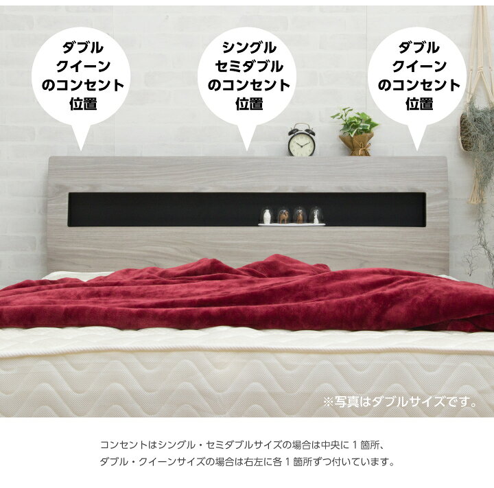 楽天市場】【ﾎﾟｲﾝﾄ5倍☆4月4日20時〜11日0時迄】ベッド クイーン 
