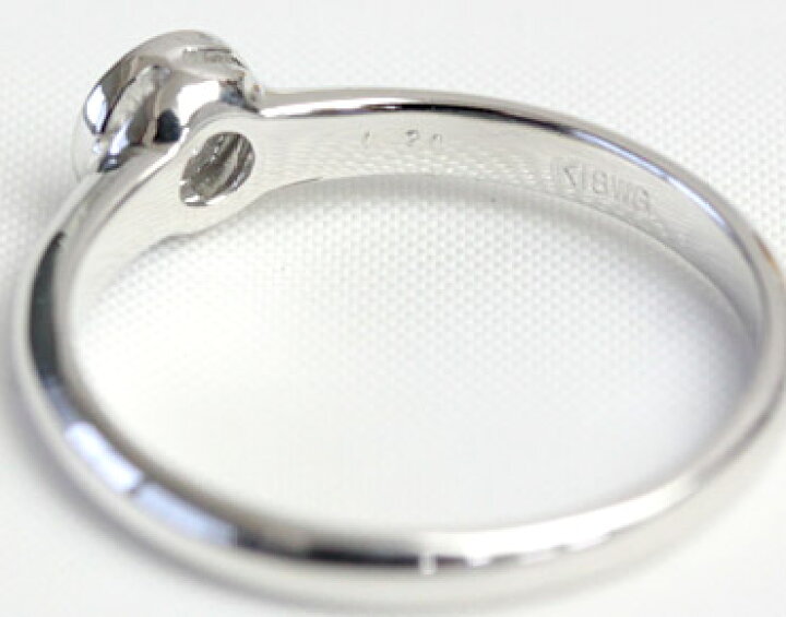 楽天市場】K18 18金 リング ダイヤモンド リング 0.2ct ベゼル 