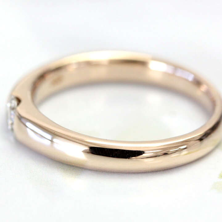 楽天市場】K18 ダイヤモンド リング 0.15ct シャンパンカラー ブラウン 