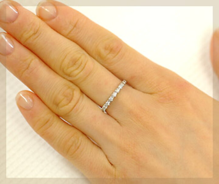 楽天市場】K18 リング ストレート ダイヤモンド リング 0.14ct 18金 