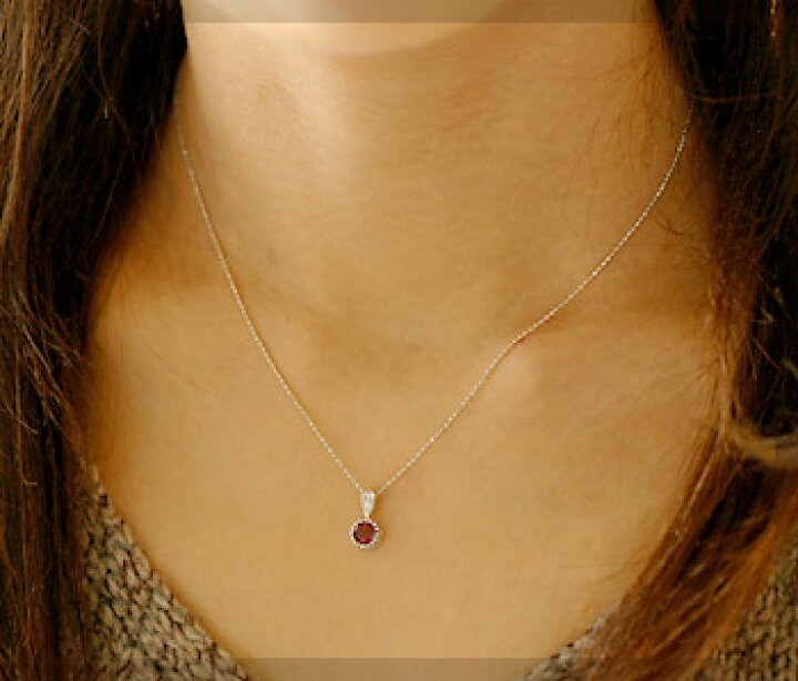 楽天市場】K18 ロードライトガーネット5.0mm×天然ダイヤモンド  