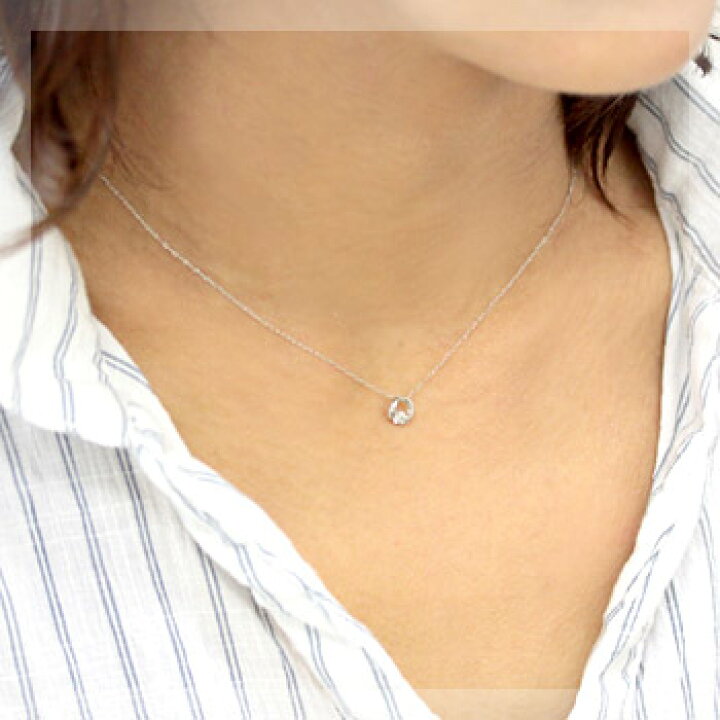 楽天市場】プラチナダイヤモンド ペンダント ネックレス 0.1ct pt900 
