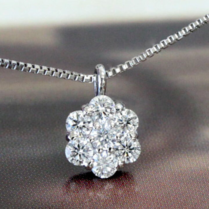 楽天市場】プラチナ H&C ダイヤモンド ペンダント ネックレス 0.2ct 