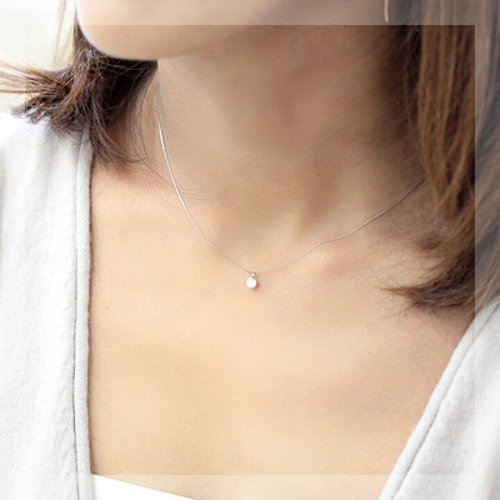 楽天市場】一粒 ダイヤモンド ネックレス H＆C プラチナ K18 ゴールド 