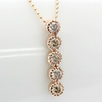 楽天市場】ダイヤモンド ネックレス 0.5ct（カラーブラウン）の通販