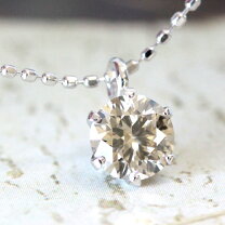 楽天市場】ダイヤモンド ネックレス 0.5ct（カラーブラウン）の通販