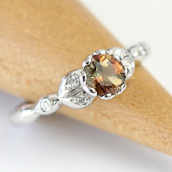 楽天市場】アンダリュサイト × ダイヤモンド リング 5.0mm アンダル  