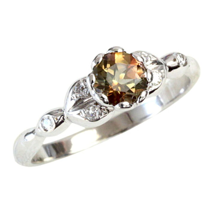 楽天市場】アンダリュサイト × ダイヤモンド リング 5.0mm アンダル  