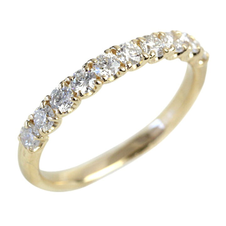 楽天市場】K18 ダイヤモンド エタニティリング 0.5ct 10石 スイート 