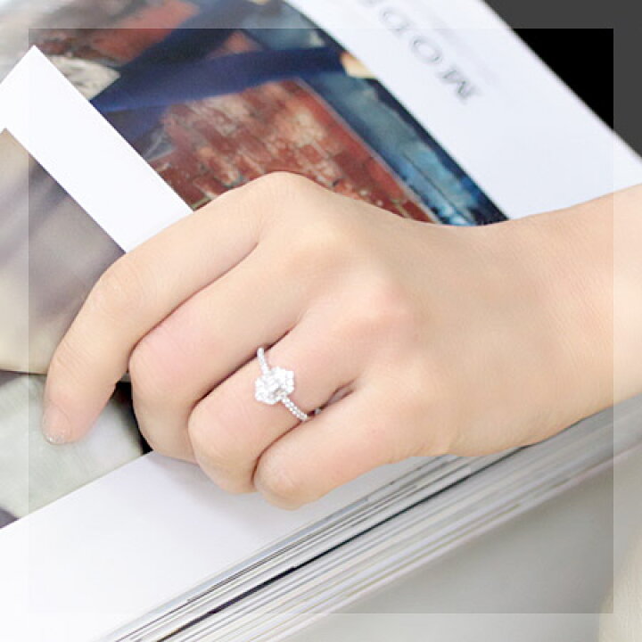 楽天市場】K18 ダイヤモンド リング ダイヤ リング 0.5ct 35石 