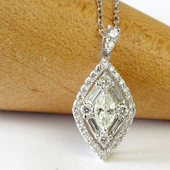 楽天市場】K18 ダイヤモンド ネックレス ダイヤ ネックレス 0.5ct 37石 