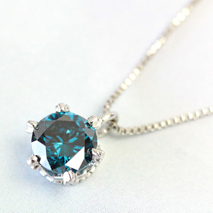 楽天市場】【1本限定】ブルーダイヤ ブルー ダイヤモンド 0.46ct 