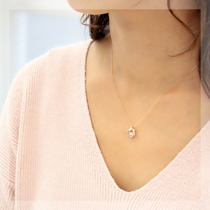 楽天市場】K18 揺れる ダイヤモンド ネックレス 0.7ct ダンシング 