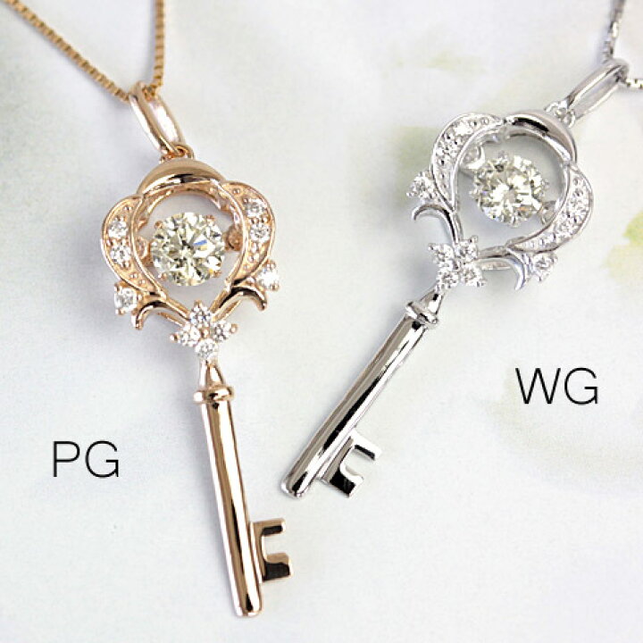 楽天市場】K18 揺れる ダイヤモンド ネックレス 0.25ct ダンシング 