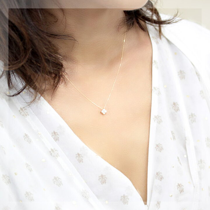 楽天市場】K18 H＆C ダイヤモンド 0.22ct ペンダント ネックレス【第三 