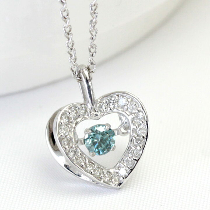 楽天市場】K18WG 揺れる ダイヤモンド ネックレス 0.26ct ダンシング 