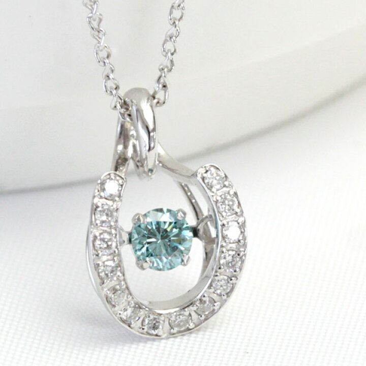 楽天市場】K18WG 揺れる ダイヤモンド ネックレス 0.23ct ダンシング  